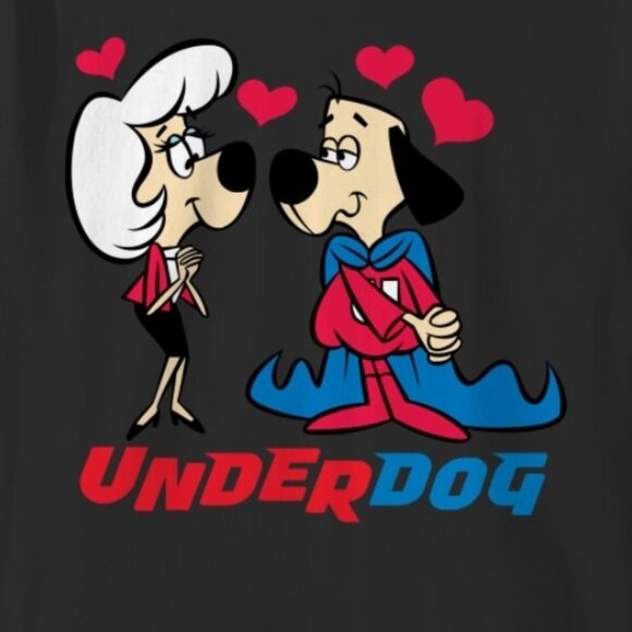 Underdog Polly In Love Cartoon Retro Fan Gift Graphic Funny T-shirt 159 - Picture 2 of 5